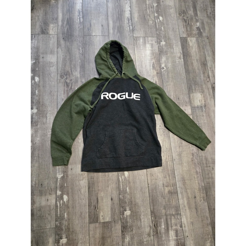 Rogue Midweight Basic Hoodie Heather Army Sz L MSRP $45